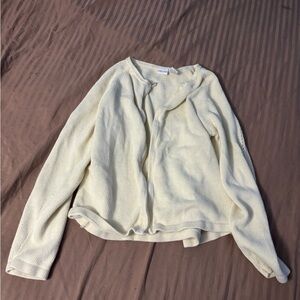 Cherokee Cream Knit Sweater XL